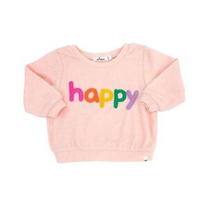 Oh Baby! Girls  Rainbow 'Happy' Terry Appl Brooklyn Boxy